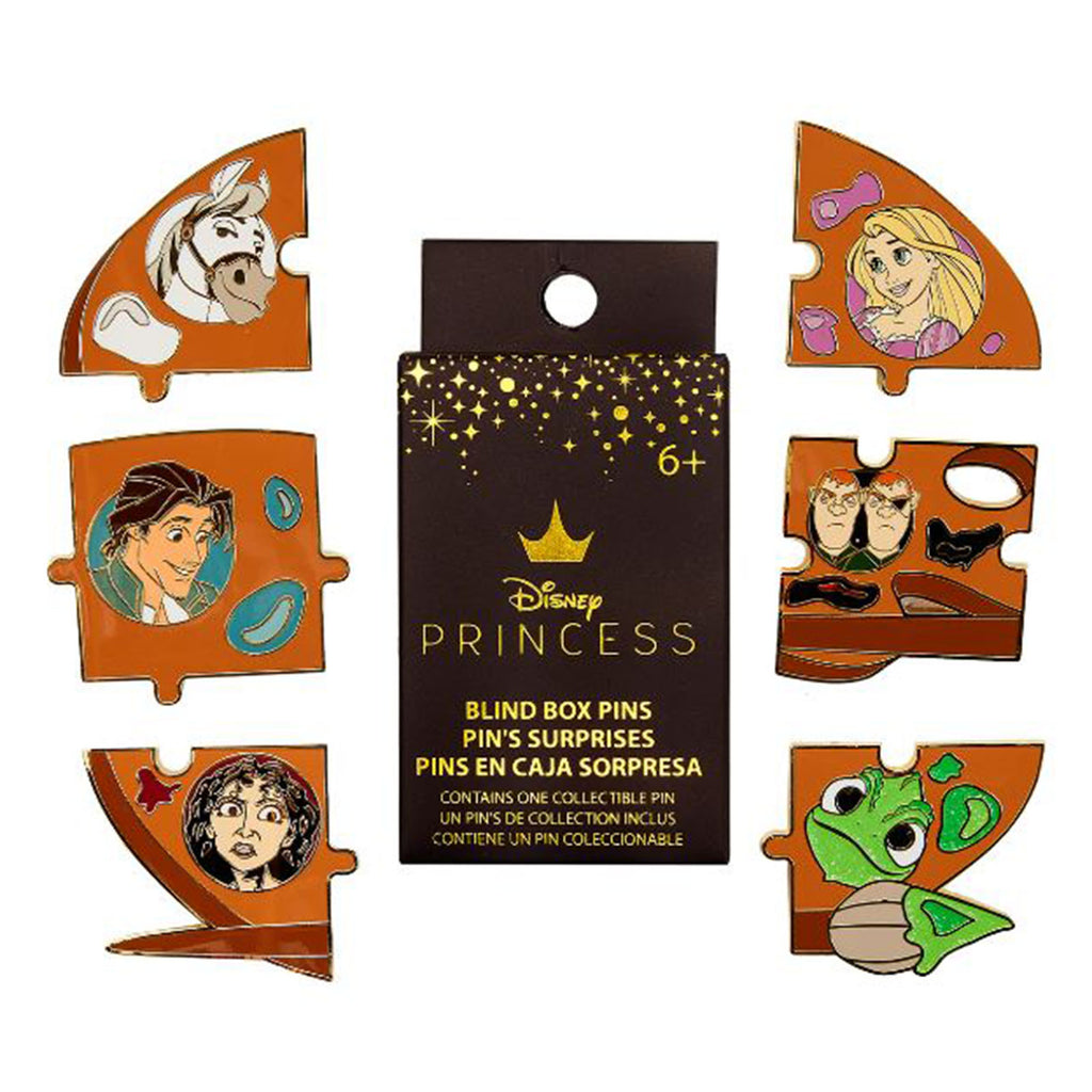 Loungefly Disney Tangled Paints Puzzle Single Blind Box Pin - Radar Toys