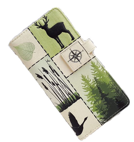 Shagwear Wild Life Large Zipper Wallet