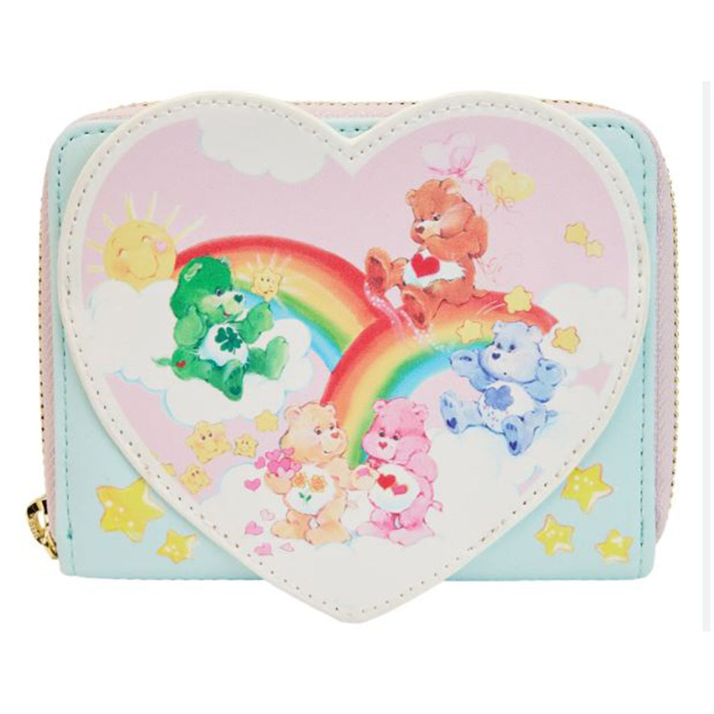 Loungefly Care Bears Cloud Part Zip Around Wallet