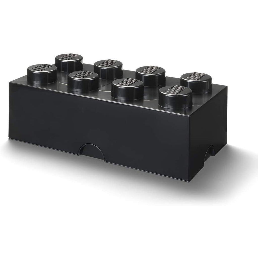 LEGO® Storage 8-Stud Brick Black Rough Shape Storage Container - Radar Toys