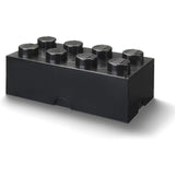 LEGO® Storage 8-Stud Brick Black Rough Shape Storage Container - Radar Toys