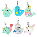 Squishable Sparkles The Narwhal Series 2 Single Plush Keychain Blind Box - Radar Toys