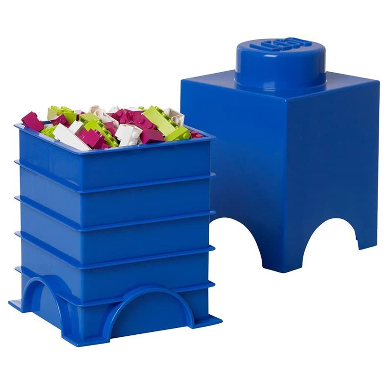 LEGO Storage Brick 1, Bright Blue