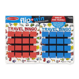 Melissa And Doug Flip To Win Travel Bingo Wooden Game - Radar Toys