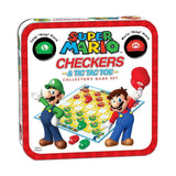 USAopoly Super Mario Vs Luigi Checkers And Tic Tac Toe Game Set - Radar Toys