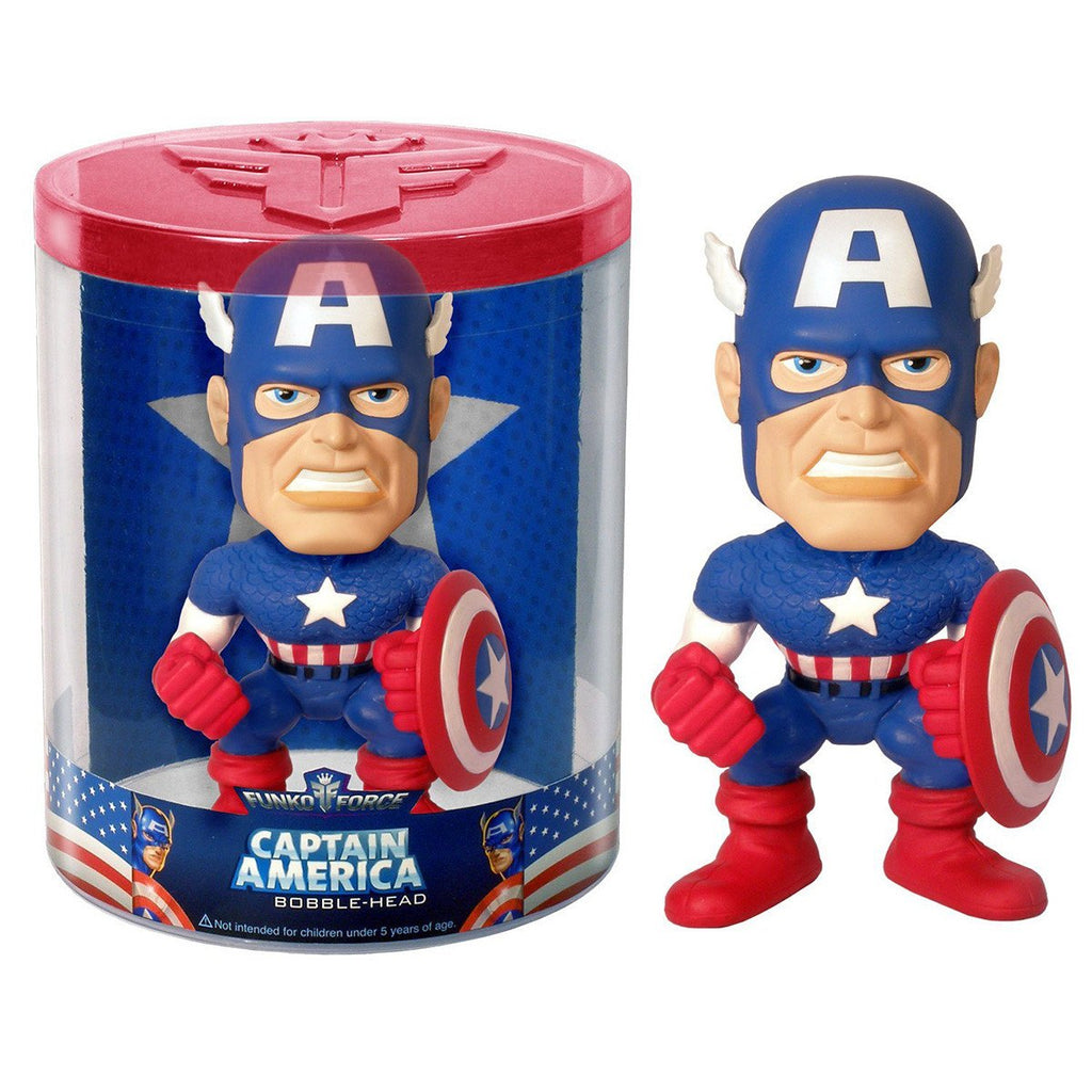 Marvel Funko Force Captain America Bobble Head Figure