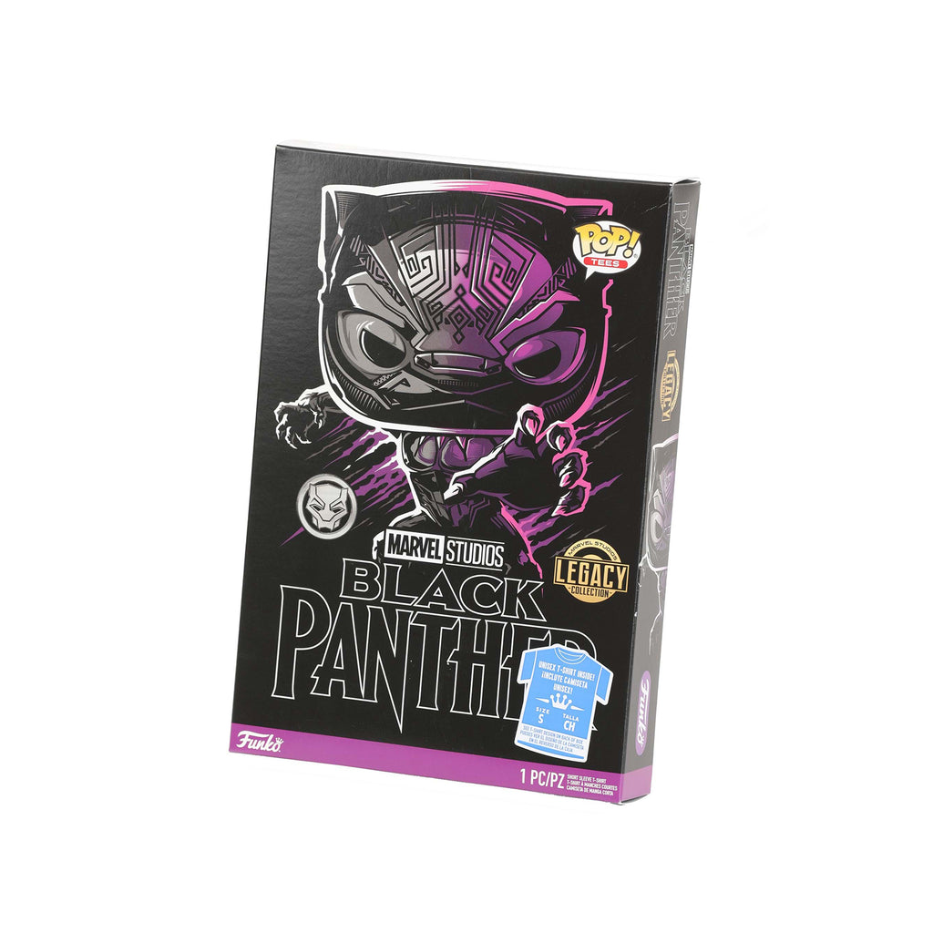 Funko Marvel Boxed Tees Black Panther Tee Shirt Adult