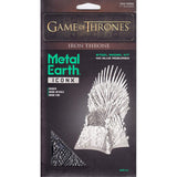 Metal Earth Iconx Game Of Thrones Iron Throne Steel Model Kit - Radar Toys