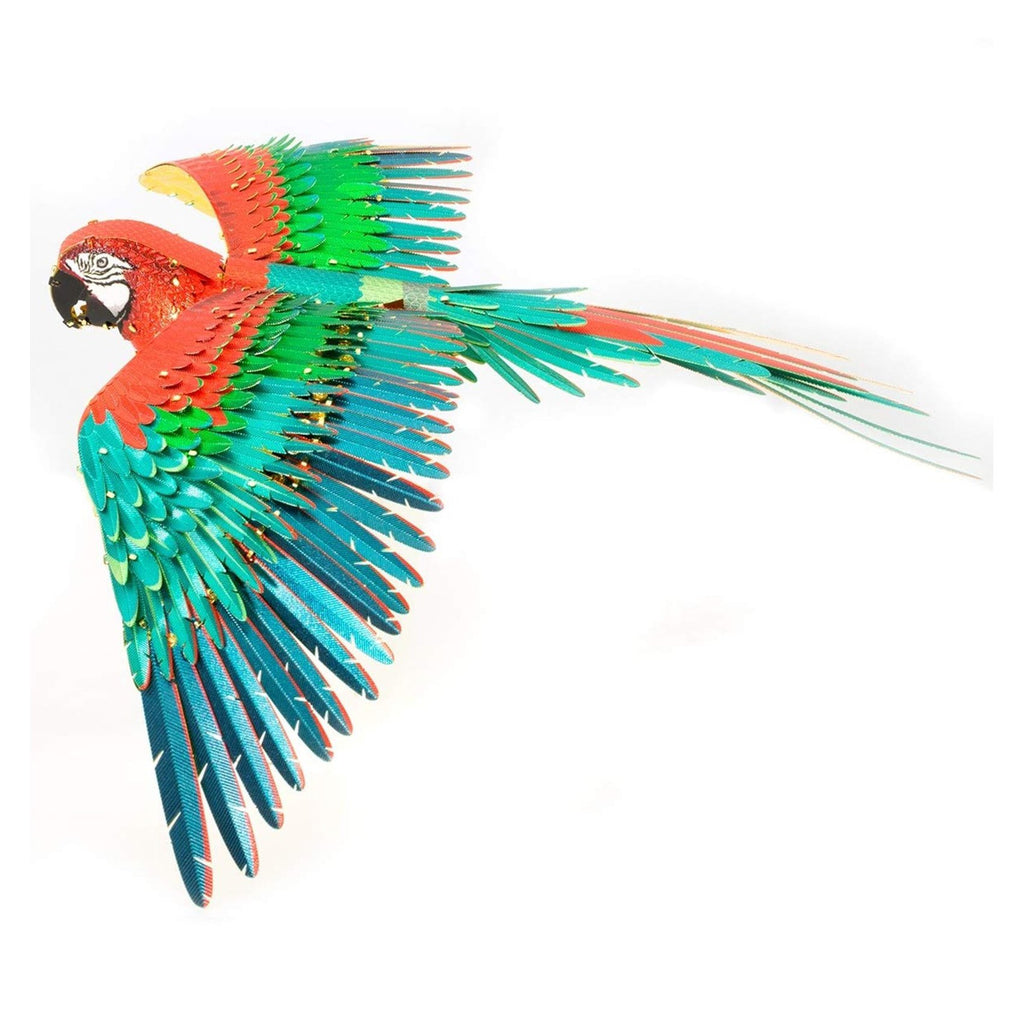 Metal Earth Iconx Parrot Jubilee Macaw Steel Model Kit
