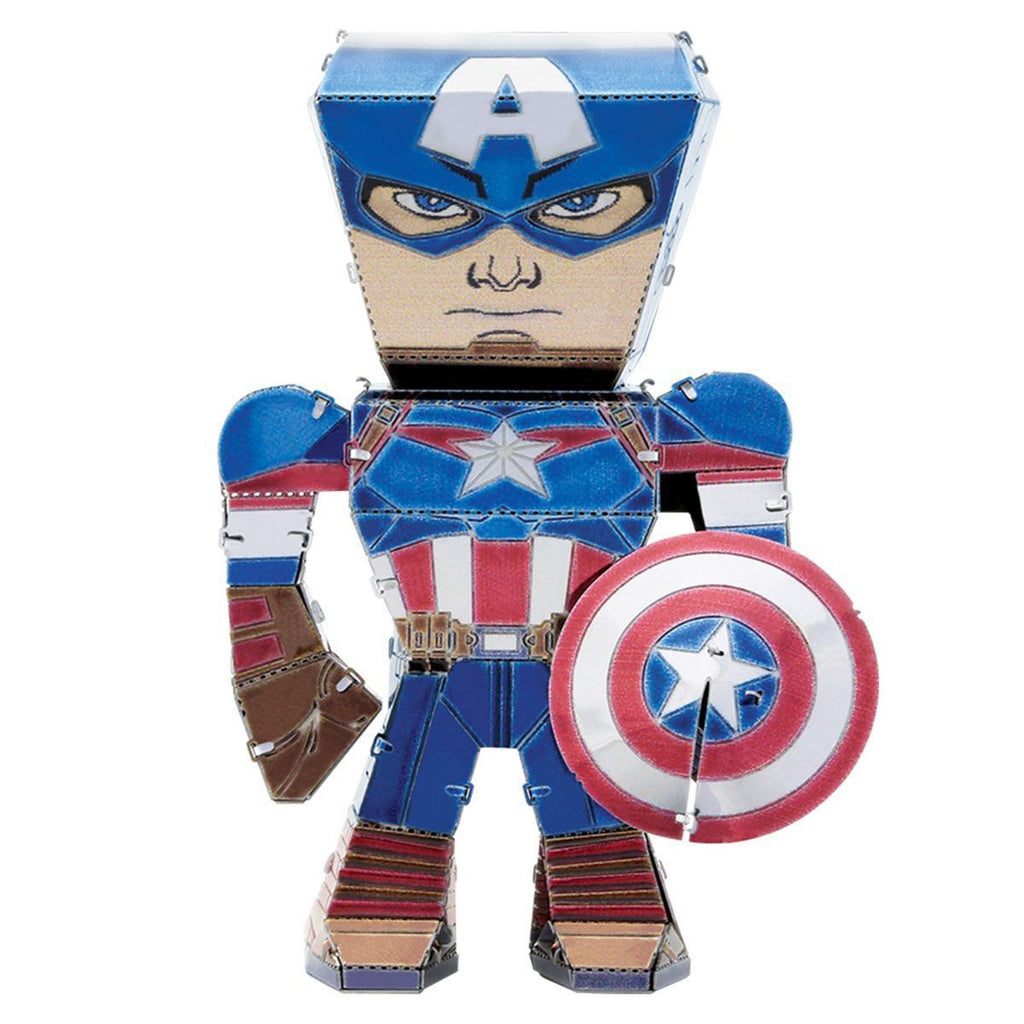 Metal Earth Legends Avengers Captain America Steel Model Kit - Radar Toys