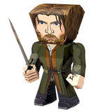 Metal Earth Legends Lord Of The Rings Aragorn Steel Model Kit - Radar Toys