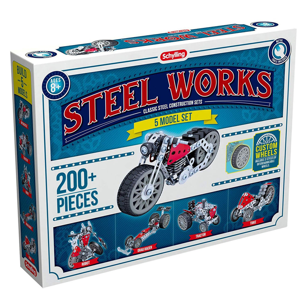 Schylling Steel Works 5 Model Set