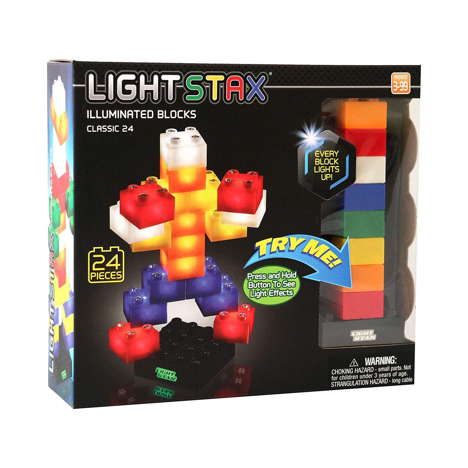 Light Stax Classic Illuminated Blocks 24 Block Set | Radar Toys