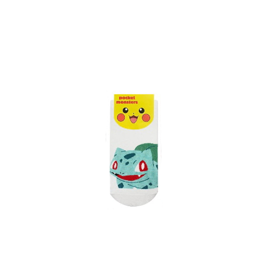 Pokemon Bulbasaur Single Pair Youth Ankle Socks - Radar Toys