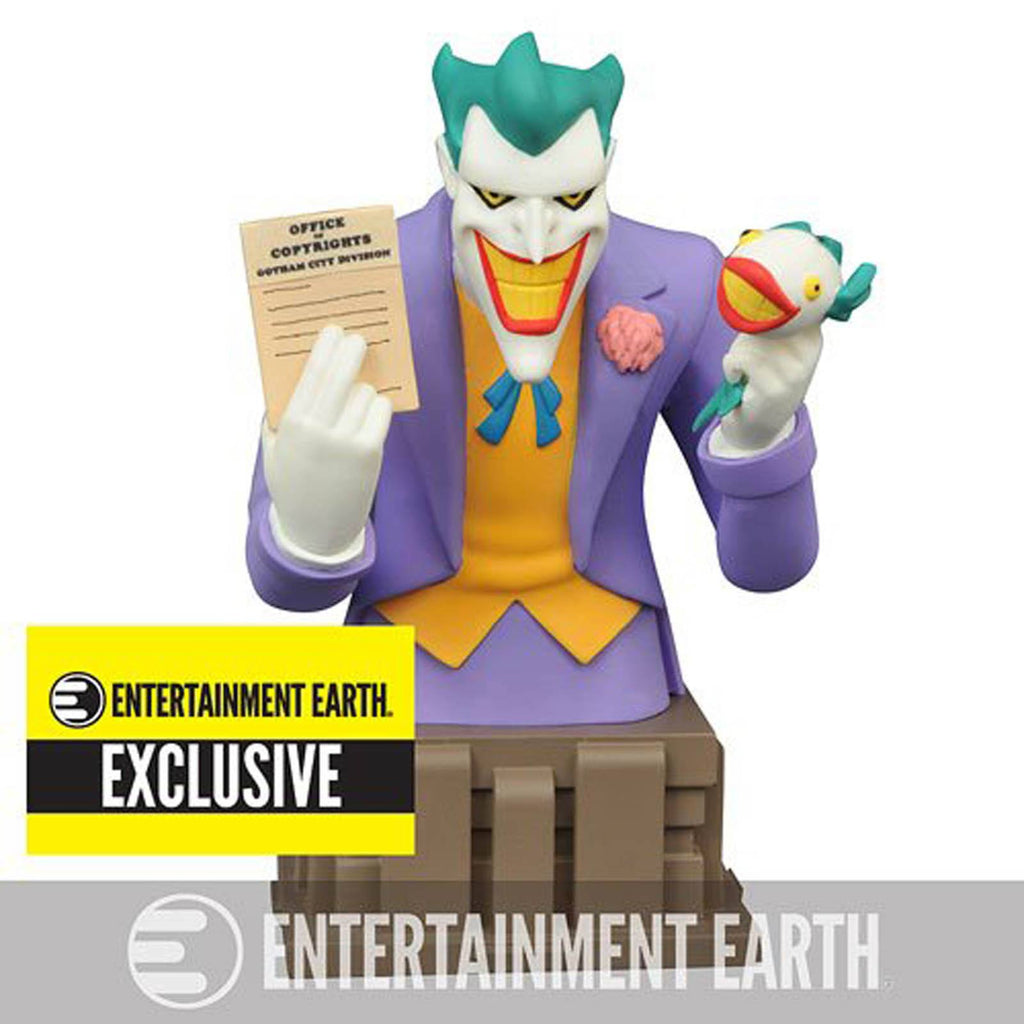 Batman Animated Exclusive The Joker Laughing Fish Bust Statue