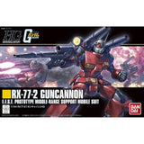 Bandai RX-77-2 Guncannon Gundam HG Model Kit - Radar Toys