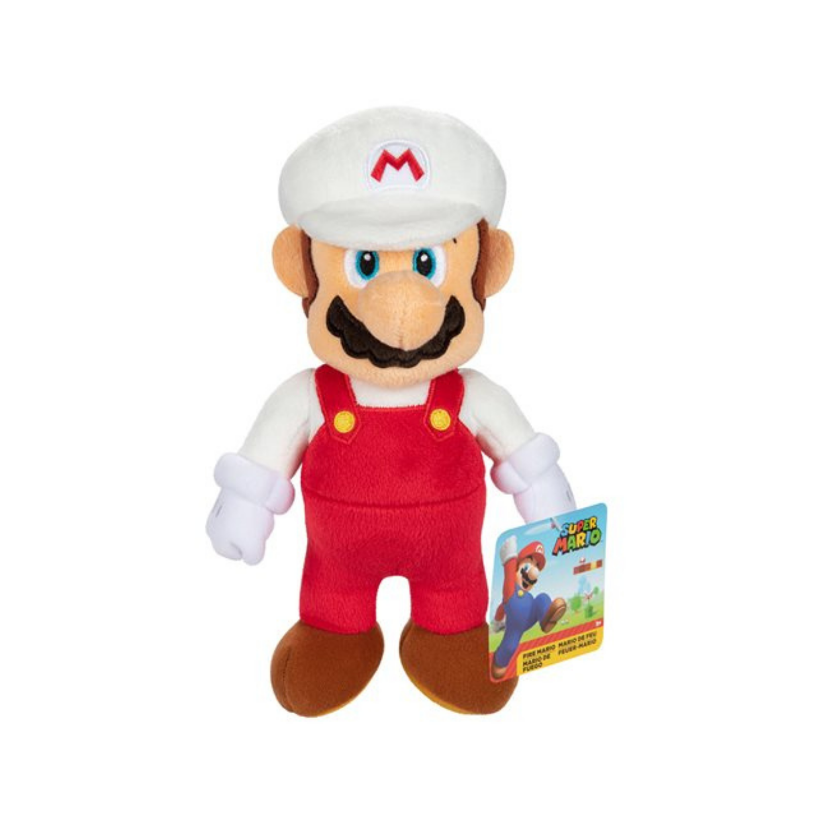 Jakks Super Mario Fire Mario 9 Inch Plush Radar Toys
