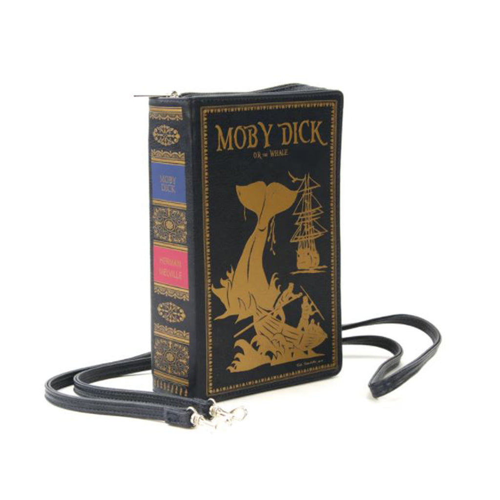 Moby Dick Book Blue Clutch Bag Purse