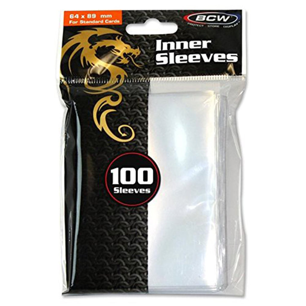 BCW 64x89mm Inner Sleeves 100 count