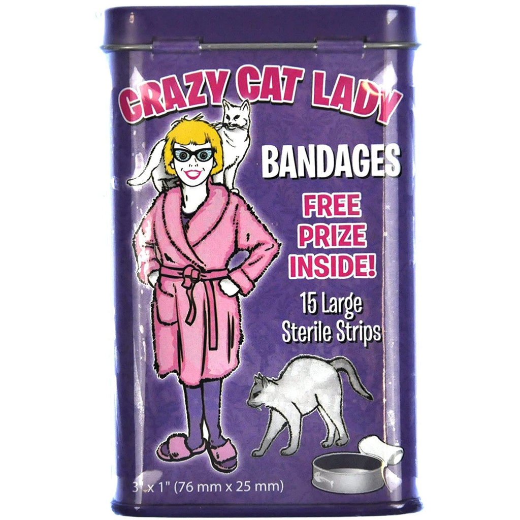 Crazy Cat Lady 15 Large Sterile Bandages