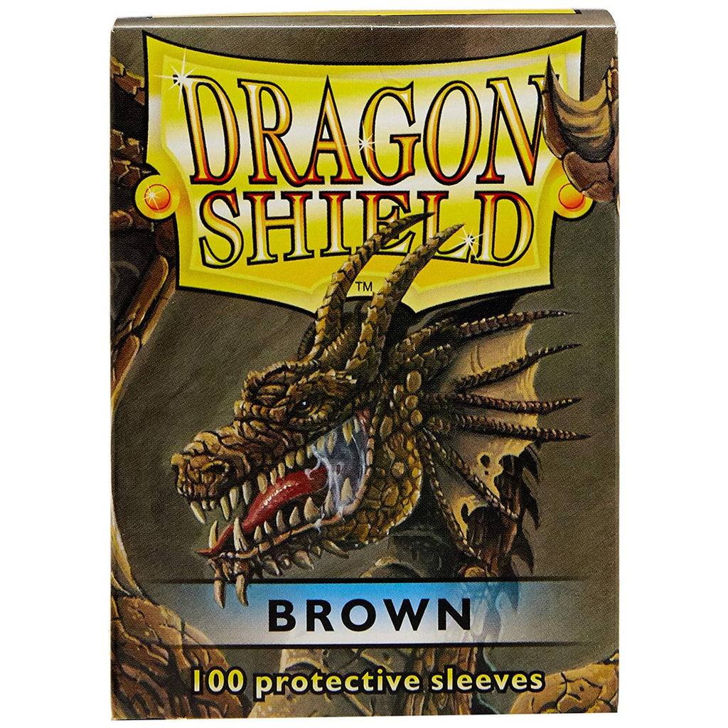 Dragon Shield Brown 100 Standard Size Card Sleeves - Radar Toys