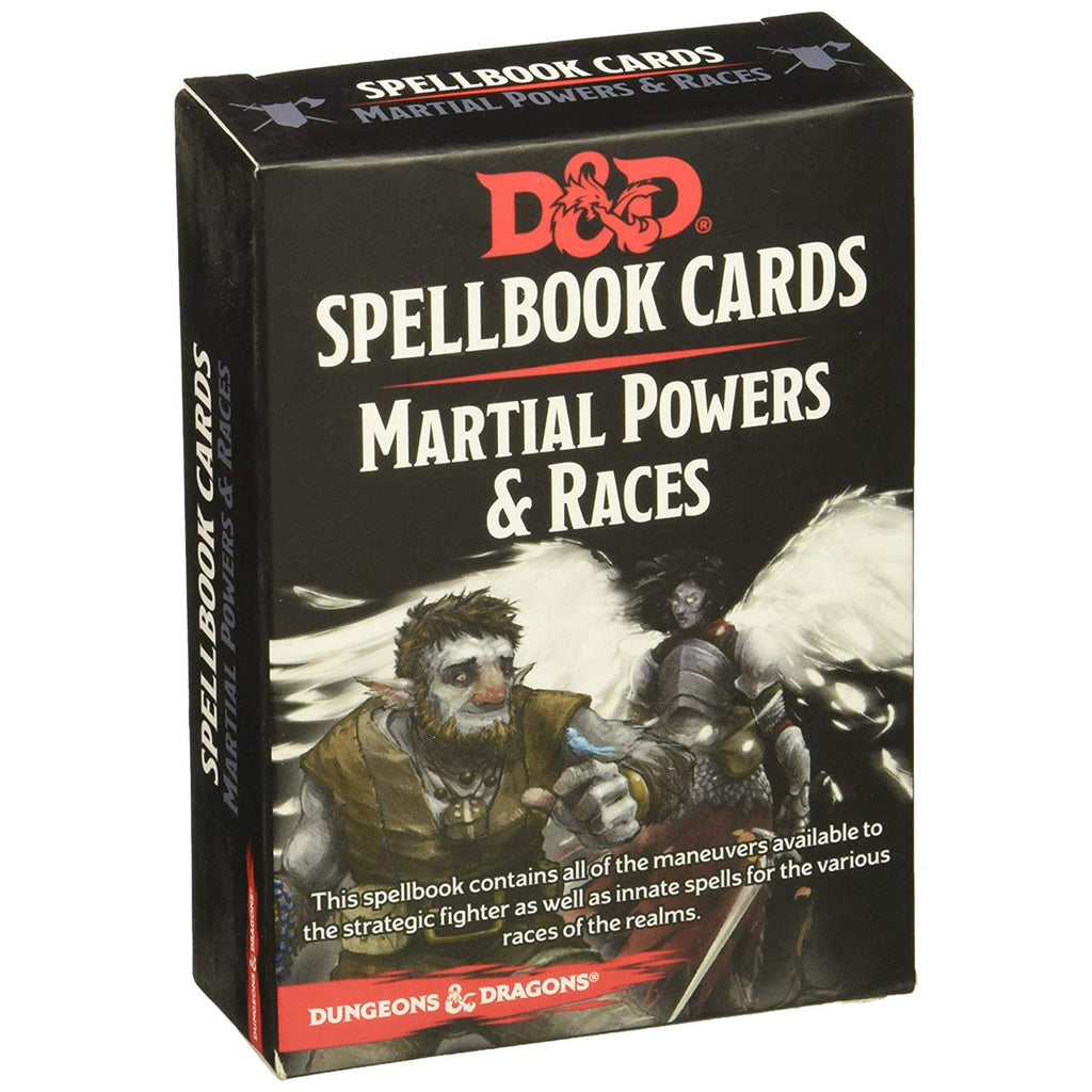 Dungeons And Dragons Martial Powers And Race Spell Cards Deck