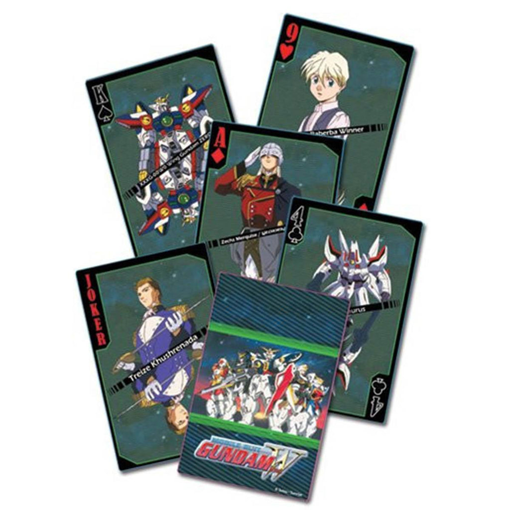 Gundam Wing Mobile Suit Playing Cards