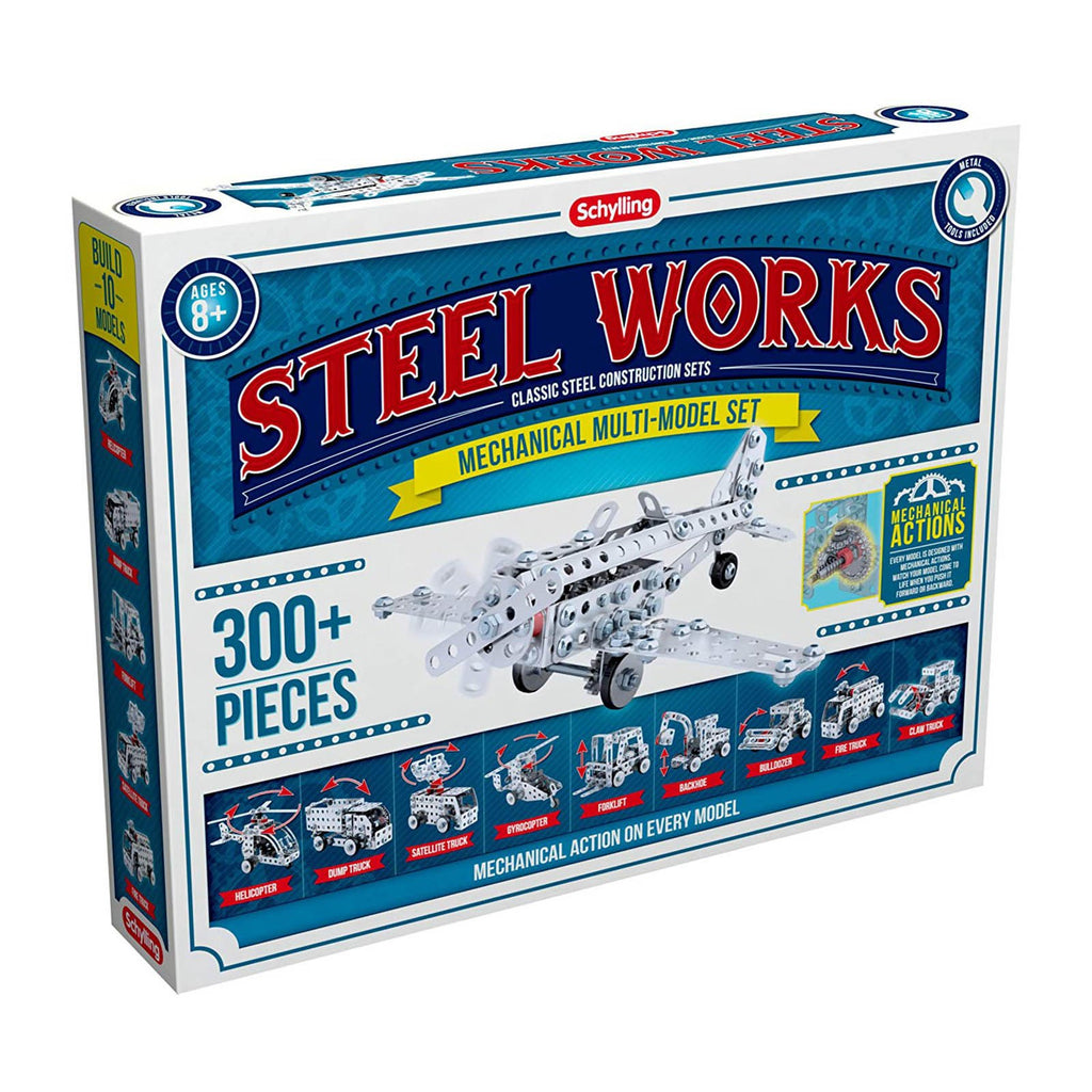 Schylling Steel Works Mechanical Mutil-Model Set