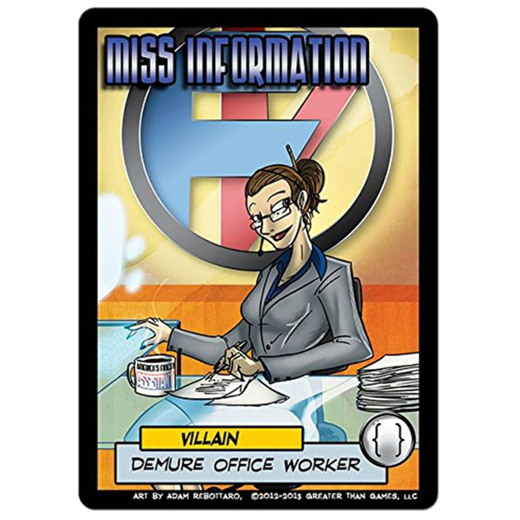 Sentinels of the Multiverse Miss Information Villian Mini Expansion - Radar Toys