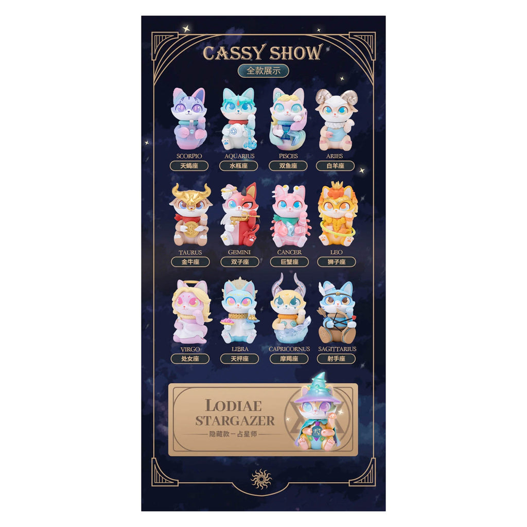 Cassy Zodiac Lucky Cat Blind Box Mystery Figure