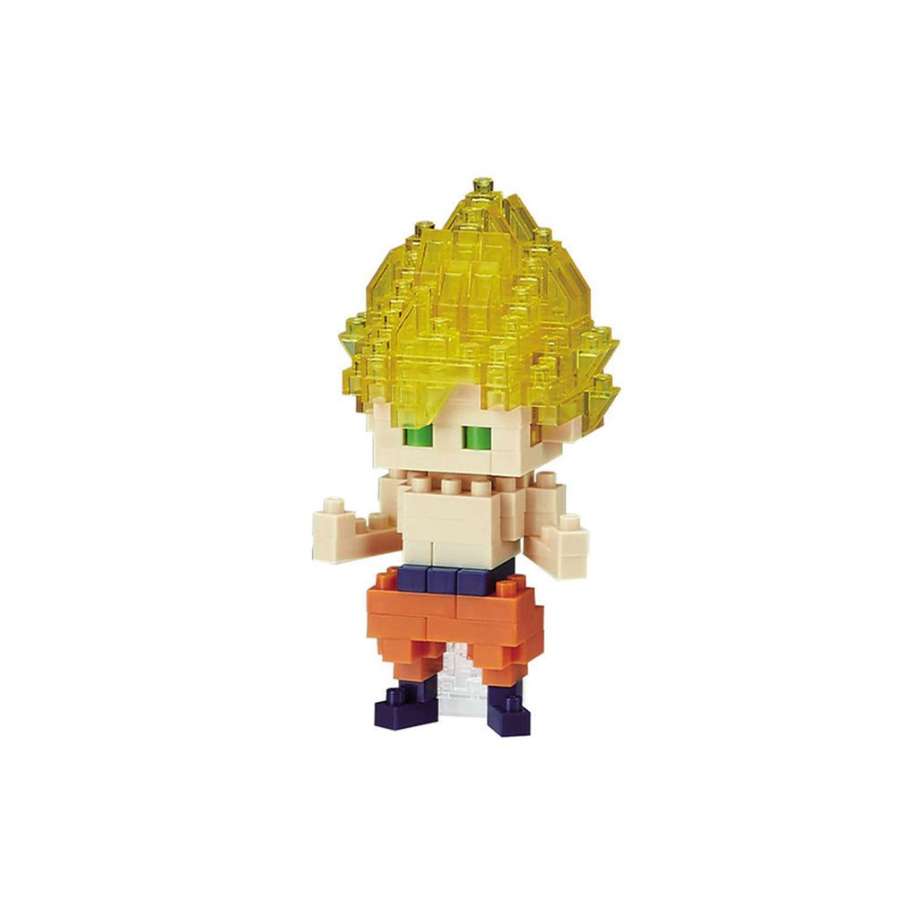 Nanoblock Dragon Ball Z Son Goku Super Saiyan Building Set - Radar Toys