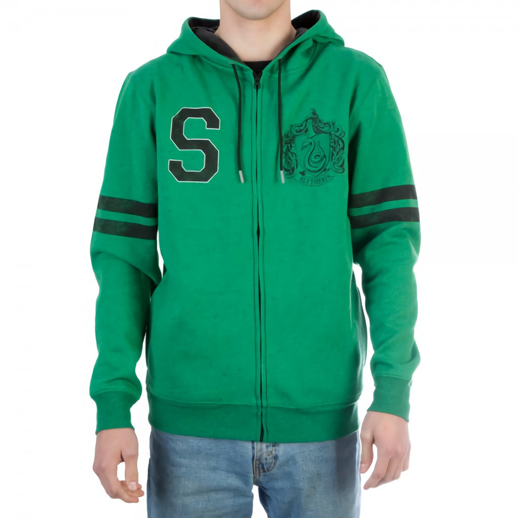 Harry Potter Slytherin Hogwarts House Zip Up Hoodie