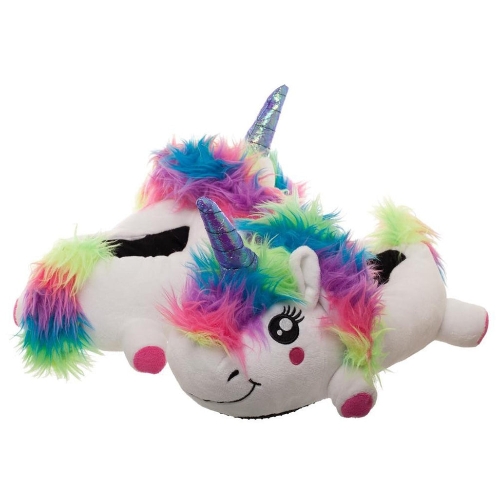 Light Up LED Unicorn Plush Slippers