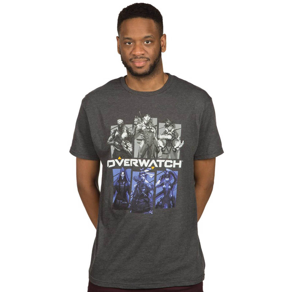 Overwatch Bring Your Friends Charcoal Premium Tee Shirt