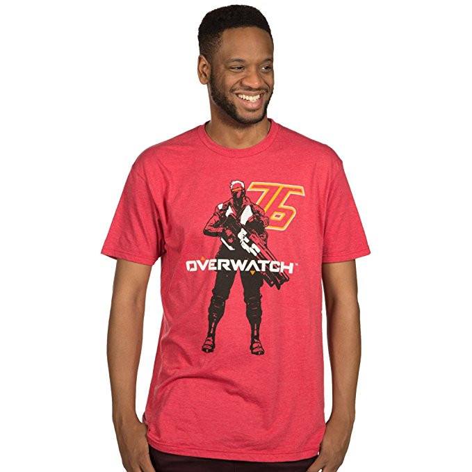 Overwatch Vigilante 76 Red Premium Tee Shirt