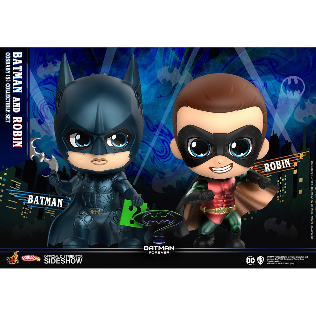 Hot Toys DC Batman Forever Cosbaby Batman And Robin Collectible Set