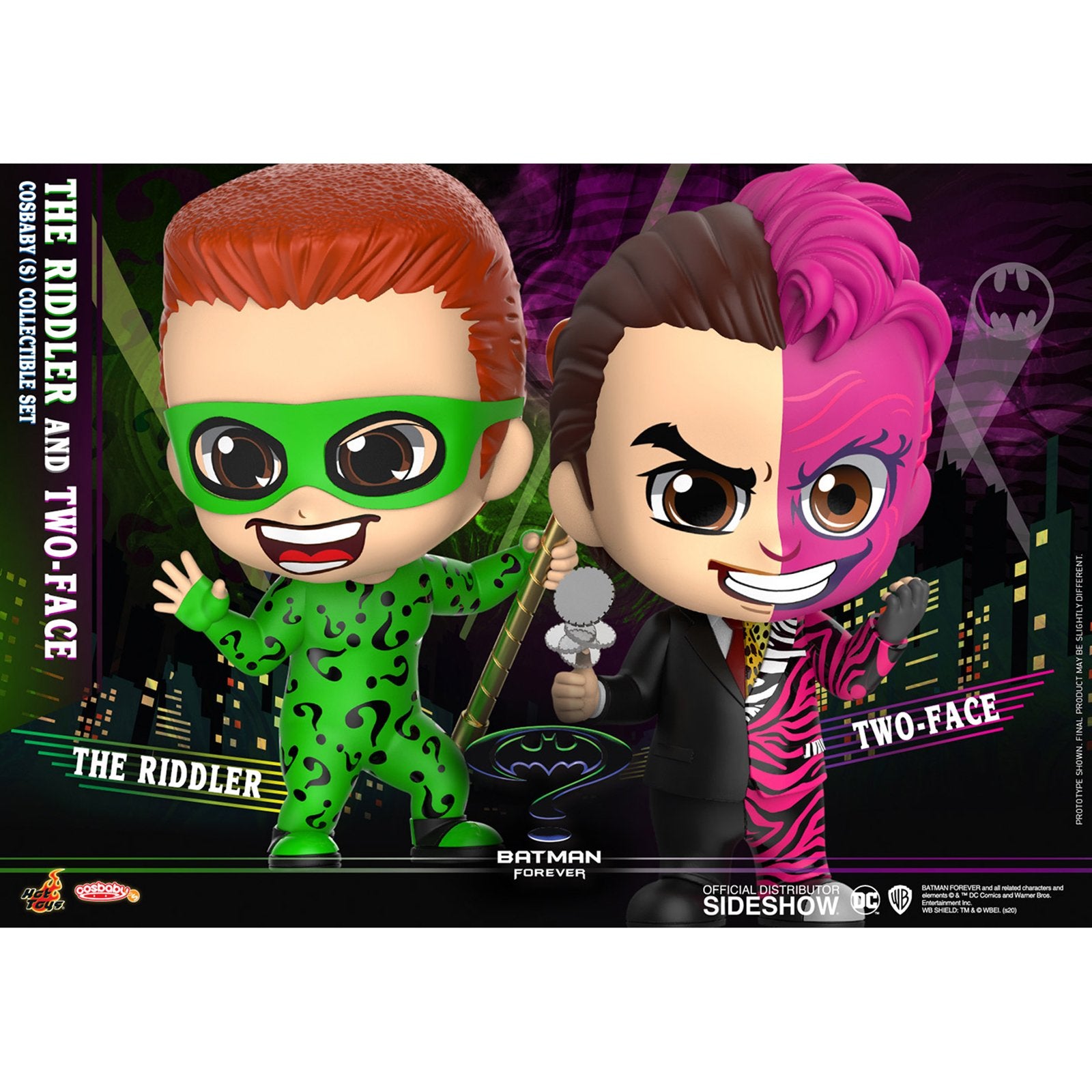 Hot Toys DC Batman Forever Cosbaby The Riddler & Two-Face | Radar Toys