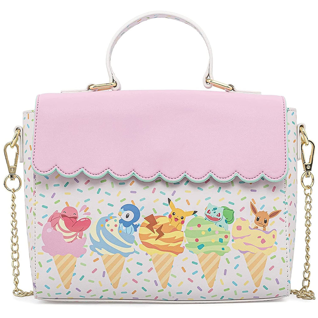 Loungefly Pokemon Ice Cream Scallop Crossbody Bag Purse