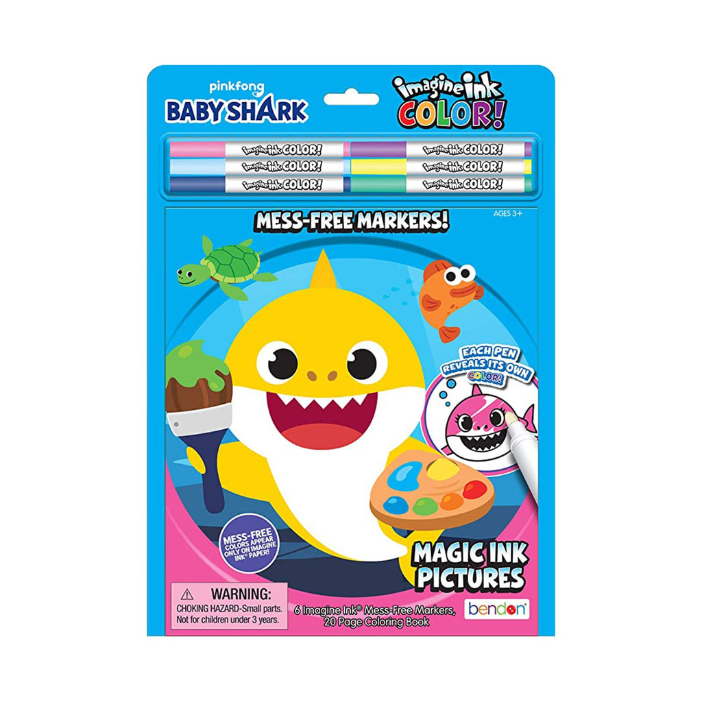 Bendon Baby Shark Imagine Ink Marker Book