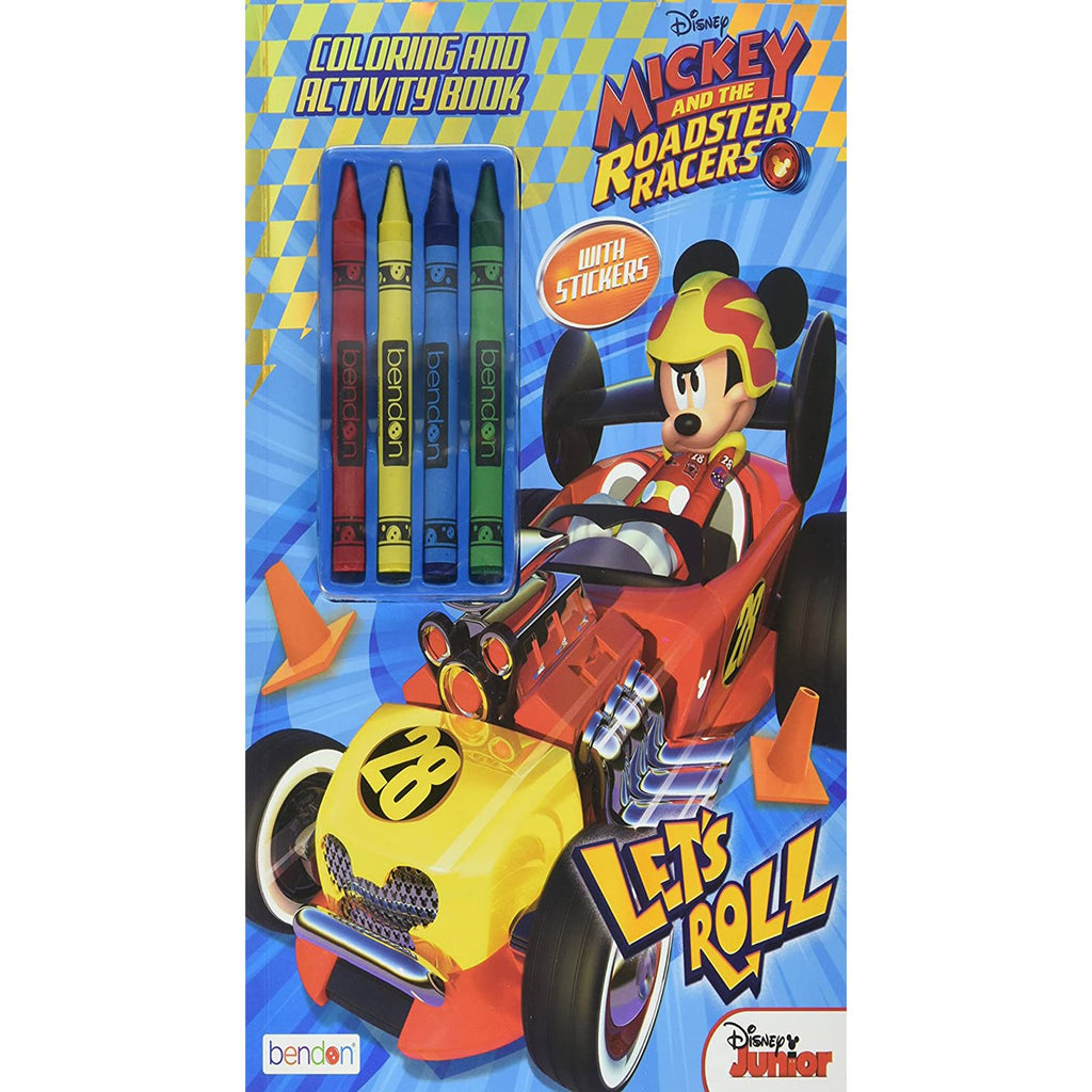 Bendon Disney Mickey Roadster Racers Coloring Activity Book