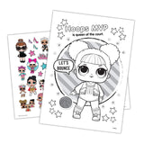 Bendon LOL Surprise Coloring And Activity Book With Tattoos - Radar Toys