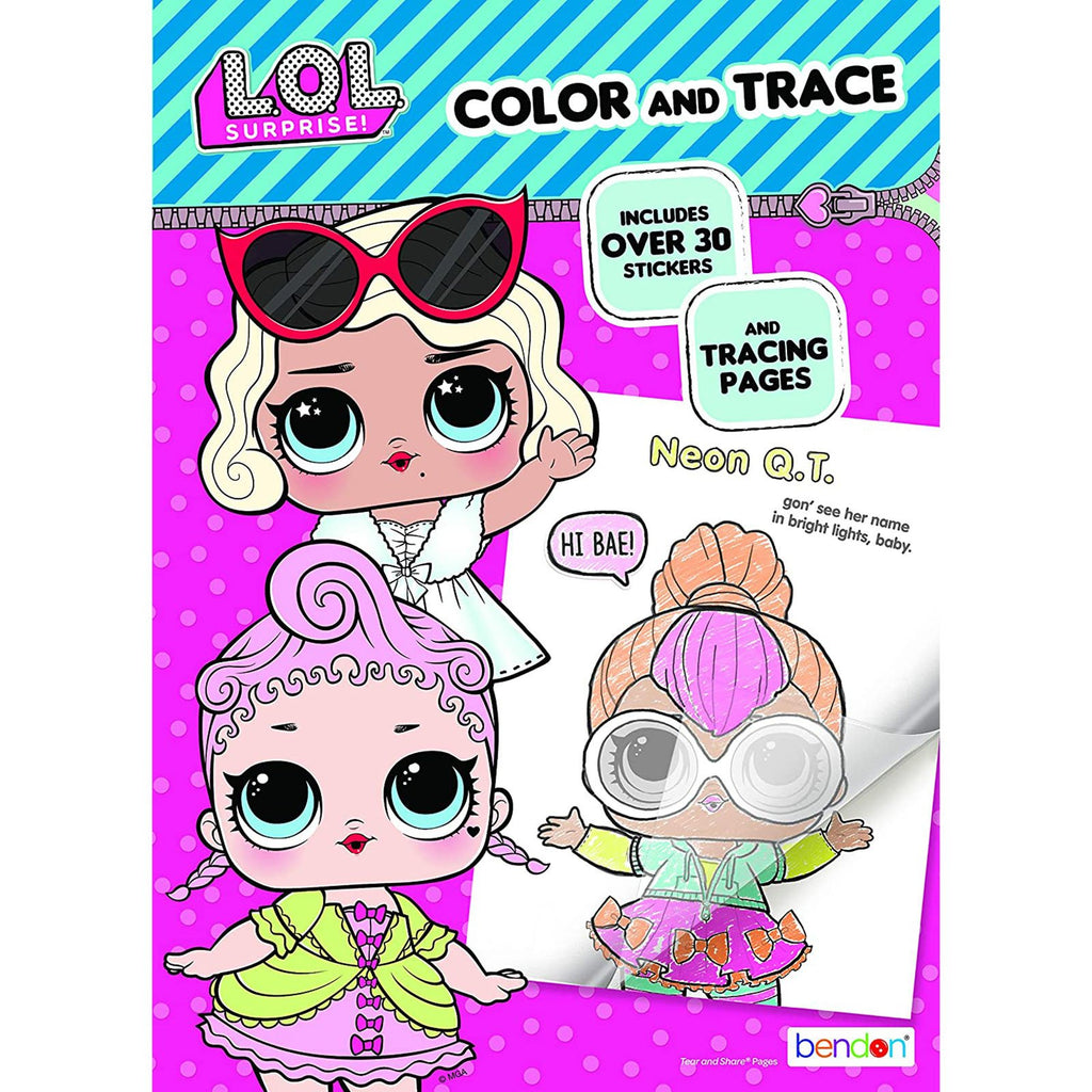 Bendon LOL Surprise Trace And Learn Activity Book