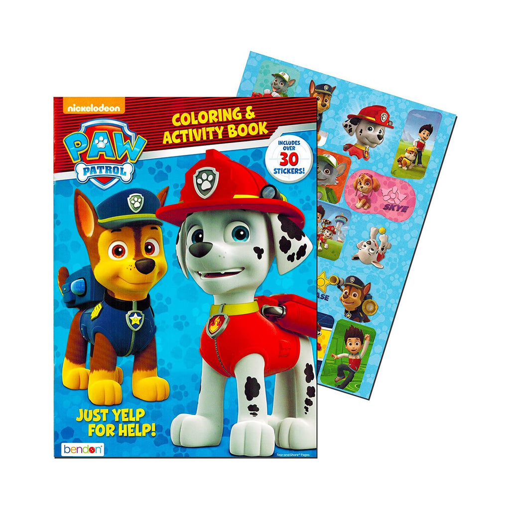 Bendon Paw Patrol Coloring And Activity Book