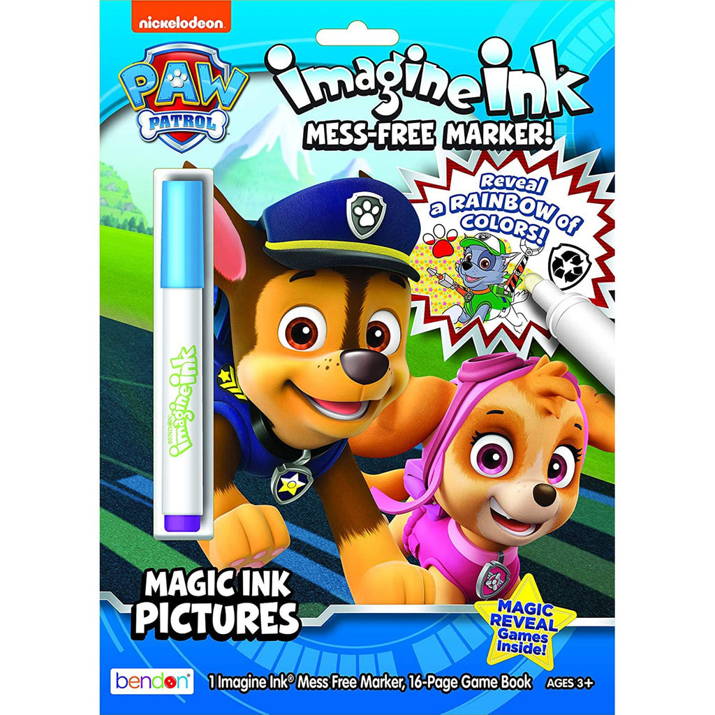 Bendon Paw Patrol Imagine Ink Marker Game Book