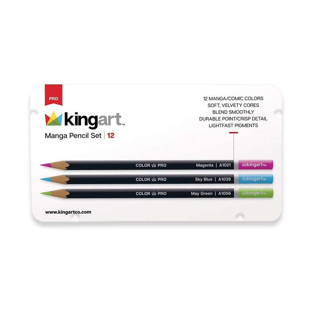 Kingart Pro 12 Count Manga Pencil Set 320-12