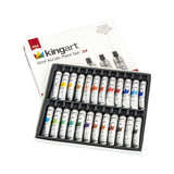 Kingart Studio 24 Count 12ml Acrylic Paint Set 505-24 - Radar Toys