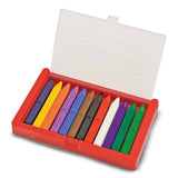 Melissa And Doug 12 Colors Triangular Crayons - Radar Toys