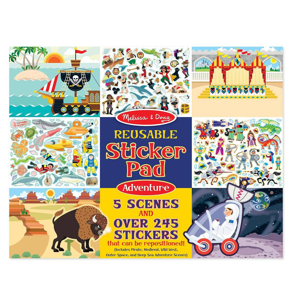 Melissa And Doug Adventure Reusable Sticker Pad