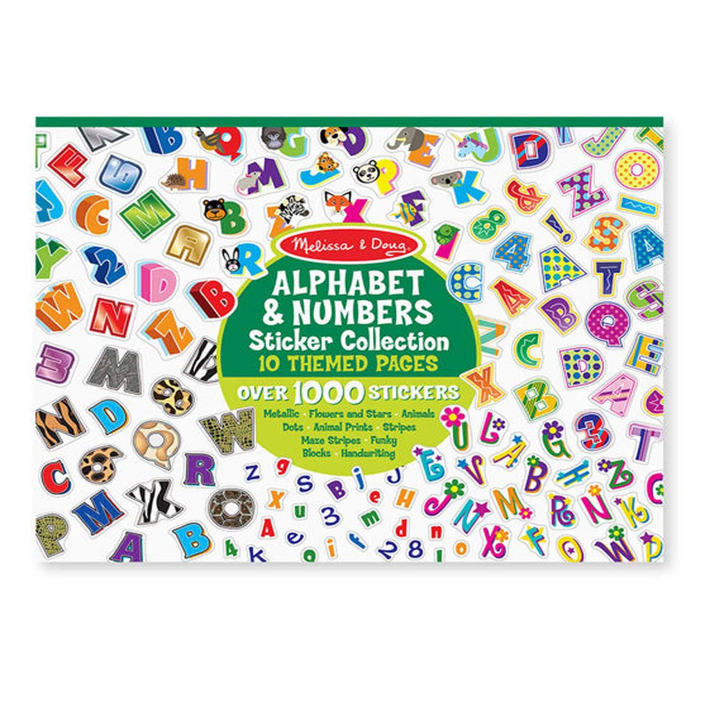 Melissa And Doug Alphabet And Numbers Sticker Collection - Radar Toys