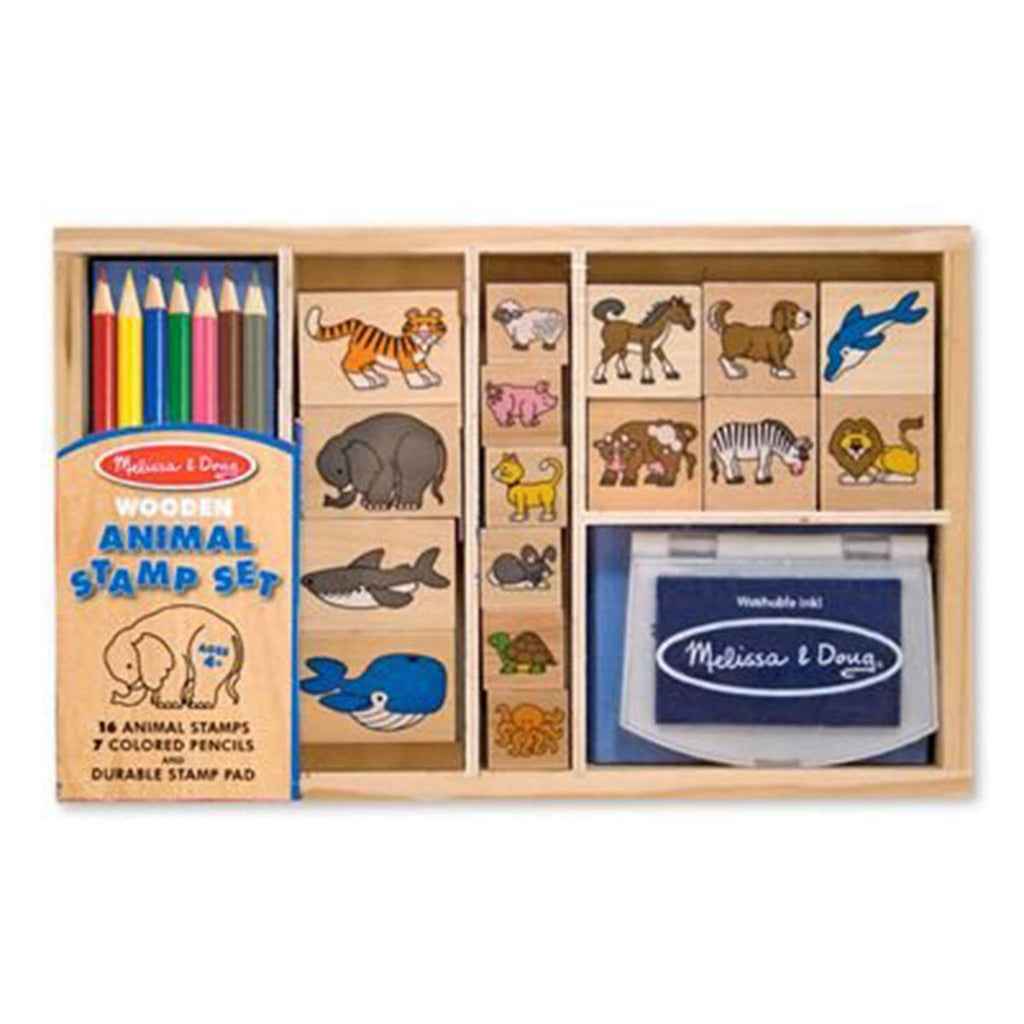 Melissa and Doug Animals Stamp Set - Radar Toys